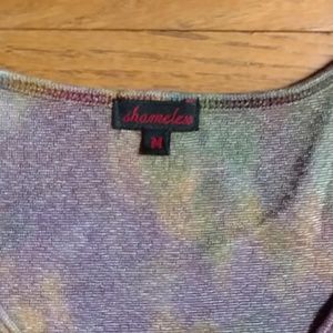 Shameless Tops - Multi- colored 3/4 sleeve shirt Shameless Tops - Multi- colored 3/4 sleeve shirt